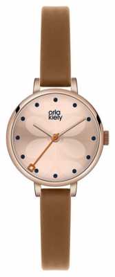 Orla Kiely Ivy Brown Leather Strap OK2034 Orla Kiely Ivy Brown Leather Strap OK2034