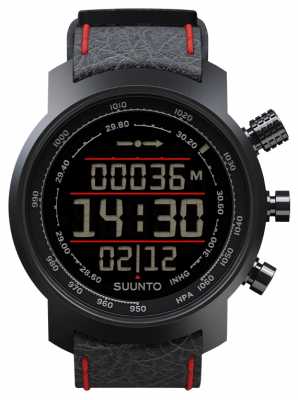 Suunto Elementum Terra Black/Red Leather SS019171000 Suunto Elementum Terra Black/Red Leather SS019171000