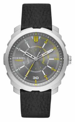 Diesel Mens Machinus Black Leather Strap DZ1739 Diesel Mens Machinus Black Leather Strap DZ1739