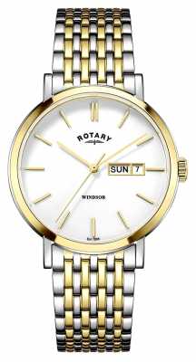 Rotary Mens Two Tone Gold Plated GB05301/01 Rotary Mens Two Tone Gold Plated GB05301/01