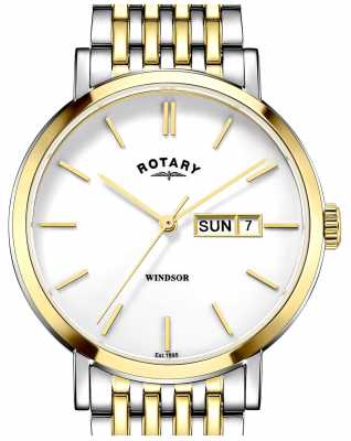 Rotary Mens Two Tone Gold Plated GB05301/01 Rotary Mens Two Tone Gold Plated GB05301/01