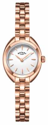 Rotary Womens Thin Rose Gold Plated Strap White Dial LB05016/02 Rotary Womens Thin Rose Gold Plated Strap White Dial LB05016/02