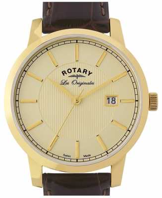 Rotary Mens Borwn Leather Strap Champagne Dial GS90076/03 Rotary Mens Borwn Leather Strap Champagne Dial GS90076/03