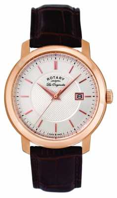 Rotary Mens Rpund Silver Dial Rose Gold Plating GS90093/06 Rotary Mens Rpund Silver Dial Rose Gold Plating GS90093/06