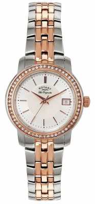 Rotary Womens Two Tone Strap Silver Dial LB90092/41 Rotary Womens Two Tone Strap Silver Dial LB90092/41
