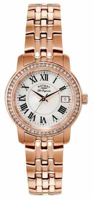 Rotary Womens Rose Gold Plated White Dial LB90093/41 Rotary Womens Rose Gold Plated White Dial LB90093/41