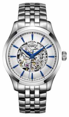 Rotary Silver Steel Strap Silver Dial GB05032/06 Rotary Silver Steel Strap Silver Dial GB05032/06