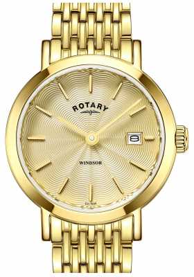 Rotary Ladies Timepieces Windsor Gold Plated LB05303/03 Rotary Ladies Timepieces Windsor Gold Plated LB05303/03