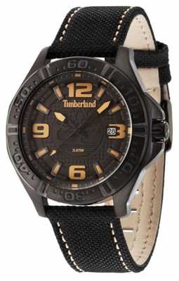 Timberland Mens Black Strap Grey Dial 14643JSB/61 Timberland Mens Black Strap Grey Dial 14643JSB/61