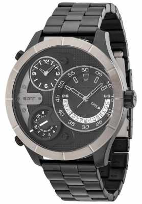 Police Mens schwarzes Zifferblatt 14638XSBU/02M Police Mens schwarzes Zifferblatt 14638XSBU/02M