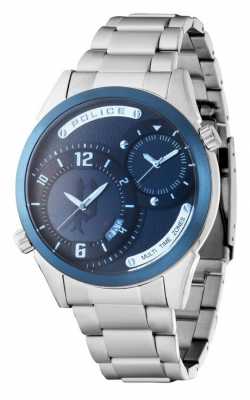 Police Mens Edelstahlband Marine Wahl 14540JSTBL/13M Police Mens Edelstahlband Marine Wahl 14540JSTBL/13M