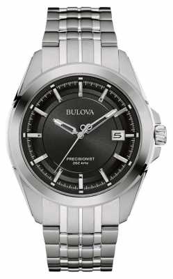 Bulova Mens Stainless Steel Silver Strap Black Dial 96B252 Bulova Mens Stainless Steel Silver Strap Black Dial 96B252