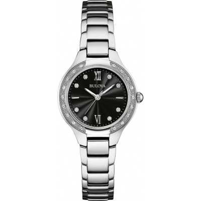 Bulova Diamond Silver Steel Bracelet Watch 96W207 Bulova Diamond Silver Steel Bracelet Watch 96W207