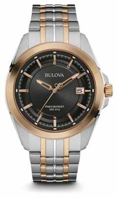 Bulova Mens Two Tone Strap Grey Dial 98B268 Bulova Mens Two Tone Strap Grey Dial 98B268