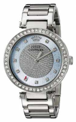 Juicy Couture Womens Silver Strap Round Silver Dial 1901266 Juicy Couture Womens Silver Strap Round Silver Dial 1901266