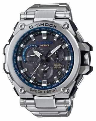 Casio Premium Hybrid GPS G-Shock MT-G Stainless Steel MTG-G1000D-1A2ER Casio Premium Hybrid GPS G-Shock MT-G Stainless Steel MTG-G1000D-1A2ER