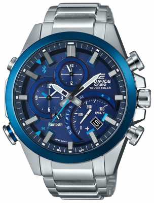 Casio Edifice Bluetooth Sync Tough Solar Smartwatch Blue EQB-500DB-2AER Casio Edifice Bluetooth Sync Tough Solar Smartwatch Blue EQB-500DB-2AER