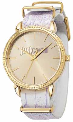 Just Cavalli Just All Night 38mm Yellow Gold Plated Dial R7251528503 Just Cavalli Just All Night 38mm Yellow Gold Plated Dial R7251528503