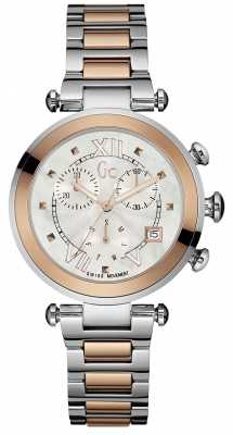 Gc Womens Gc Ladychic Two Tone Chronograph Y05002M1 Gc Womens Gc Ladychic Two Tone Chronograph Y05002M1