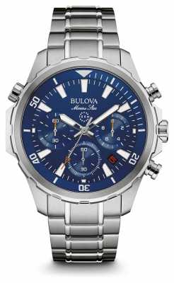 Bulova Mens Marine Star Chronograph Blue Dial 96B256 Bulova Mens Marine Star Chronograph Blue Dial 96B256