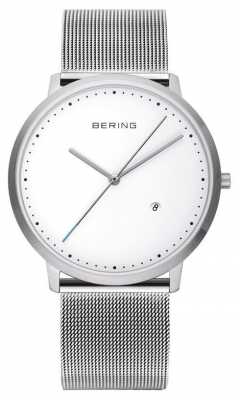 Bering Unisex Silver Strap White Dial 11139-004 Bering Unisex Silver Strap White Dial 11139-004