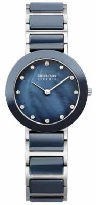 Bering Womens Stainless Steel Navy 11429-787 Bering Womens Stainless Steel Navy 11429-787