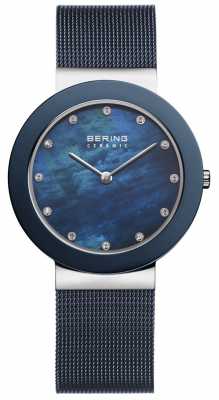 Bering Womens Blue Strap Blue Dial 11435-387 Bering Womens Blue Strap Blue Dial 11435-387