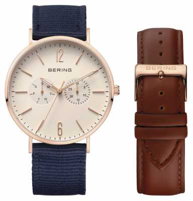 Bering Unisex Two Strap Cream Dial 14240-564 Bering Unisex Two Strap Cream Dial 14240-564