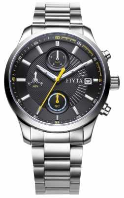 FIYTA Mens Stainless Steel Strap Chronograph Dial G790.WBW FIYTA Mens Stainless Steel Strap Chronograph Dial G790.WBW