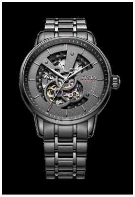 FIYTA Mens Black Stainless Steel Bracelet GA8486.BBB FIYTA Mens Black Stainless Steel Bracelet GA8486.BBB
