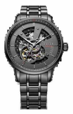 FIYTA Mens Black Stainless Steel Bracelet GA8486.BBB FIYTA Mens Black Stainless Steel Bracelet GA8486.BBB