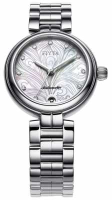 FIYTA Womens Mother Of Pearl Dial Metal Strap LA8622.WWW FIYTA Womens Mother Of Pearl Dial Metal Strap LA8622.WWW