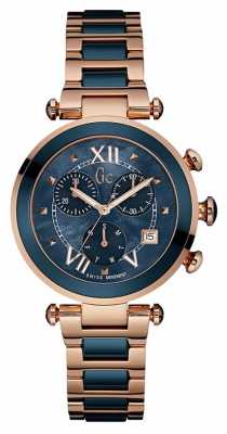 Gc Womens Gc Ladychic Rose Gold PVD Plated Y05009M7 Gc Womens Gc Ladychic Rose Gold PVD Plated Y05009M7