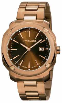 Wenger Womens Edge Index Gold Plated 01.1121.105 Wenger Womens Edge Index Gold Plated 01.1121.105