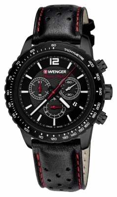 Wenger Mens Roadster Black Night With Chronograph 01.0853.108 Wenger Mens Roadster Black Night With Chronograph 01.0853.108