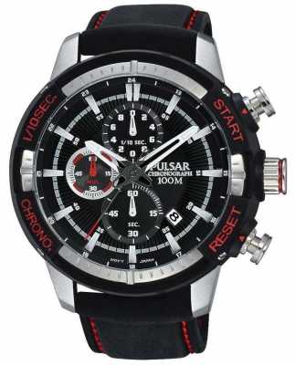Pulsar Mens Black Silicon Strap Black Patterned Dial PM3051X1 Pulsar Mens Black Silicon Strap Black Patterned Dial PM3051X1
