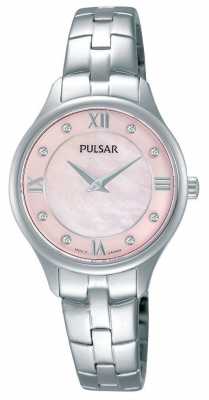 Pulsar Womens Round Pink Mother Of Pearl Dial PM2197X1 Pulsar Womens Round Pink Mother Of Pearl Dial PM2197X1