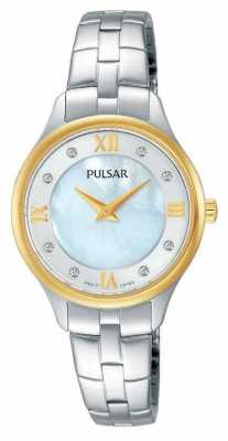 Pulsar Womens Round White Mother Of Pearl Dial PM2198X1 Pulsar Womens Round White Mother Of Pearl Dial PM2198X1