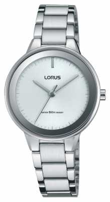 Lorus Unisex Stainless Steel Strap Round White Dial RRS77VX9 Lorus Unisex Stainless Steel Strap Round White Dial RRS77VX9