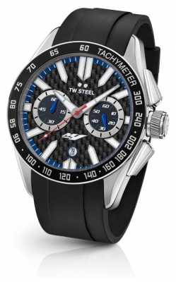 TW Steel Mens Yamaha Black Silicone Strap GS2 TW Steel Mens Yamaha Black Silicone Strap GS2