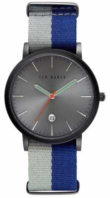 Ted Baker Mens Blue Fabric Quartz Analog TE10026447 Ted Baker Mens Blue Fabric Quartz Analog TE10026447