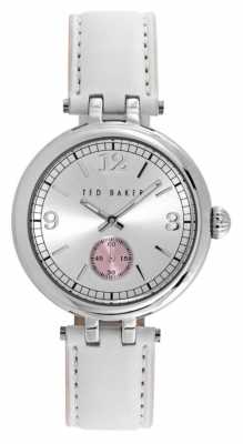Ted Baker Ladies White Leather Strap Watch TE10023474 Ted Baker Ladies White Leather Strap Watch TE10023474