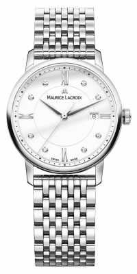 Maurice Lacroix Eliros Stainless Steel Anti Reflect With Diamonds EL1094-SS002-150-1 Maurice Lacroix Eliros Stainless Steel Anti Reflect With Diamonds EL1094-SS002-150-1