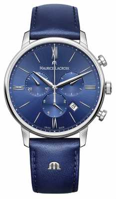 Maurice Lacroix Mens Eliros Stainless Steel Saphire Crystal Anti Reflect EL1098-SS001-410-1 Maurice Lacroix Mens Eliros Stainless Steel Saphire Crystal Anti Reflect EL1098-SS001-410-1