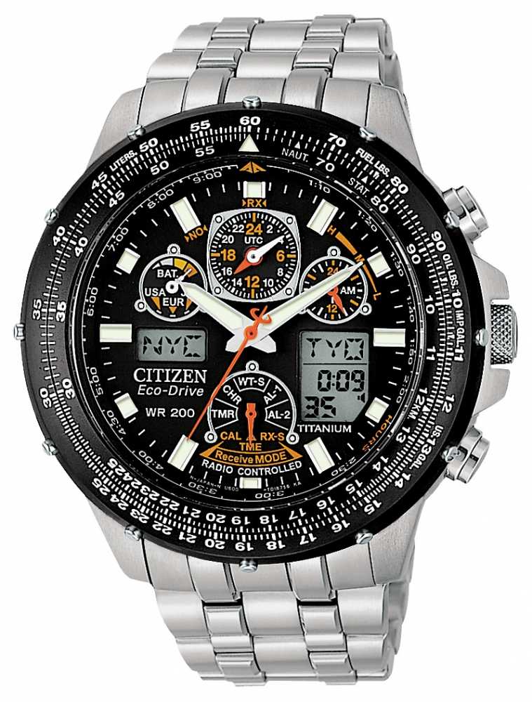 citizen radio controlled titanium