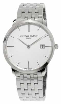 Frederique Constant Slimline Mens Watch 39mm Sapphire Glass Silver Dial FC-220S5S6B Frederique Constant Slimline Mens Watch 39mm Sapphire Glass Silver Dial FC-220S5S6B