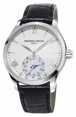 Frederique Constant Horological Smartwatch White Dial Black Leather Strap FC-285S5B6 Frederique Constant Horological Smartwatch White Dial Black Leather Strap FC-285S5B6