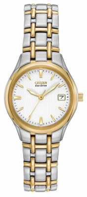 Citizen Silhouette Womens Two Tone Stainless Steel EW1264-50A Citizen Silhouette Womens Two Tone Stainless Steel EW1264-50A