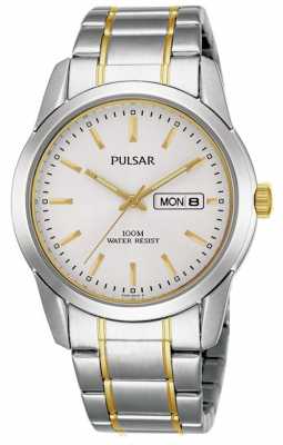 Pulsar Mens Quartz Dual Tone Watch PJ6023X1 Pulsar Mens Quartz Dual Tone Watch PJ6023X1