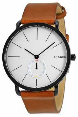 Skagen Men's Leather Strap Watch Hagen SKW6216 Skagen Men's Leather Strap Watch Hagen SKW6216